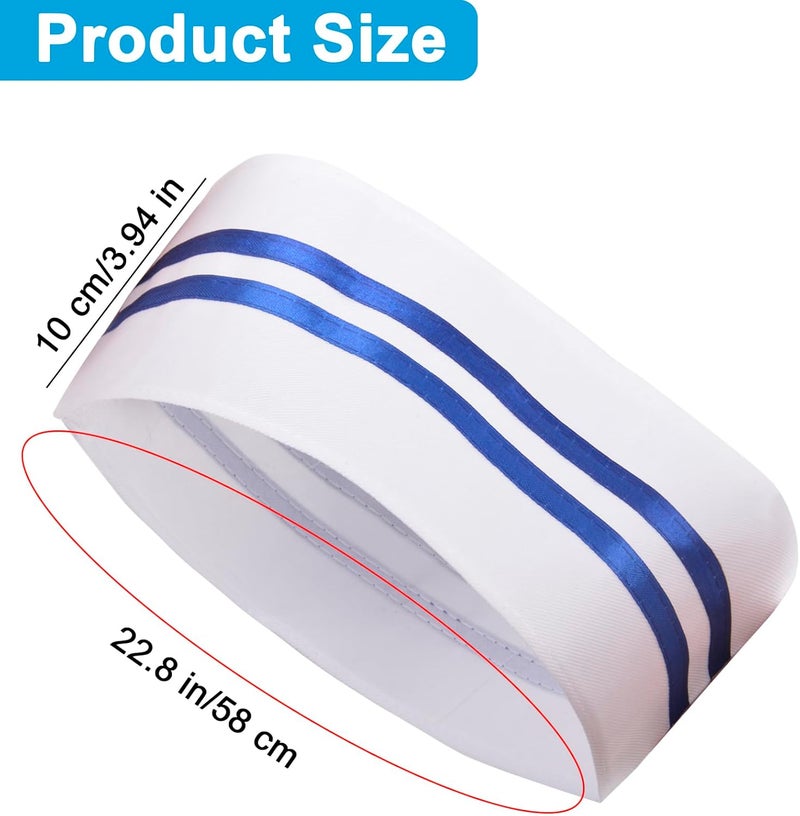 QZUnique Chef Hat Unisex Elastic Kitchen Cooking Chef Cap Adult Adjustable Baking Hat Reusable Food Service Hair Nets - Image 2